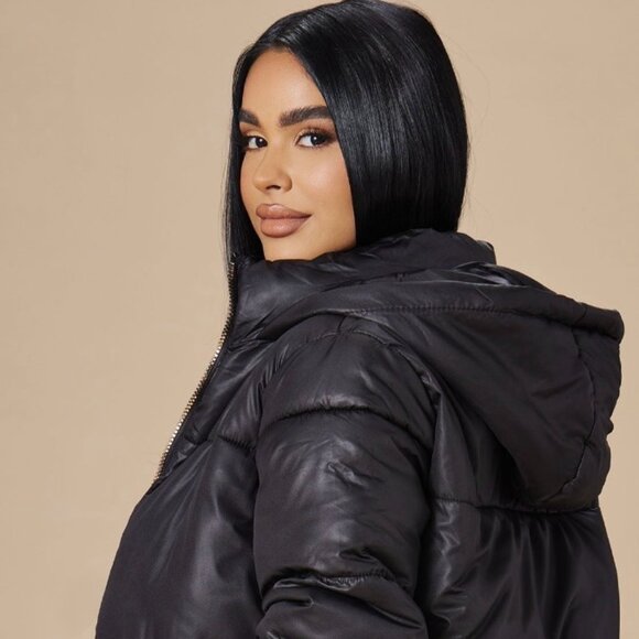 Fashion Nova Women’s Puffer Jacket, Black – Sizes S/M/L New - Picture 3 of 12